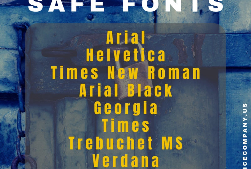 What Are Web Safe Fonts?