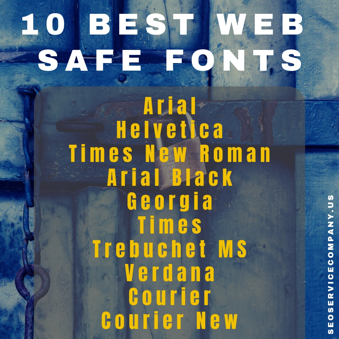 web safe fonts collection site