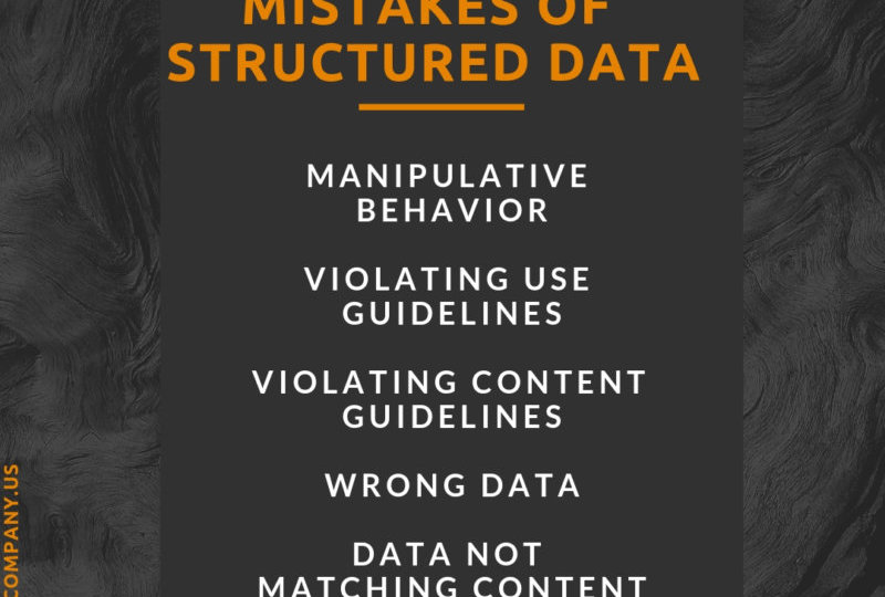 Structured Data Mistakes