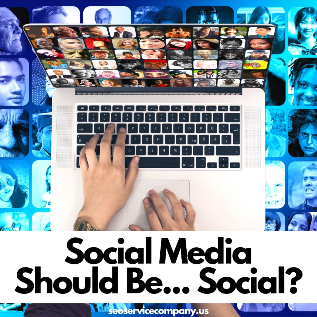 Social Media Should Be... Social 1024x1024 - Social Media Should Be Social