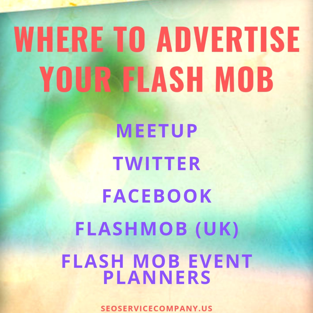 Where To Advertise Your Flash Mob 1024x1024 - Advertise Your Flash Mob